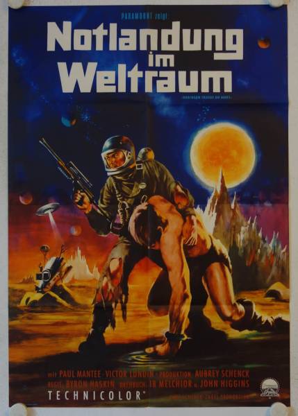 Robinson Crusoe on Mars original release german movie poster